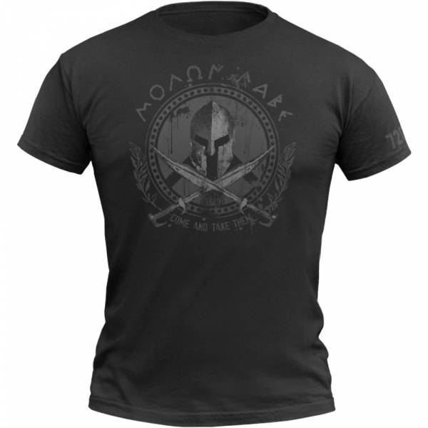 720gear T-Shirt Molon Labe schwarz (Größe XL)