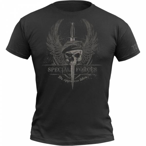 720gear T-Shirt Special Forces schwarz (Größe S)