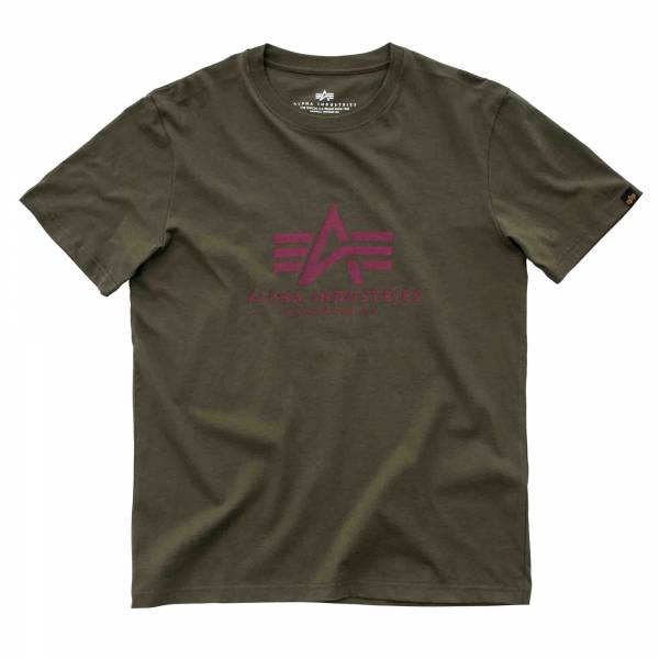 Alpha Industries T-Shirt Basic dark green (Größe S)