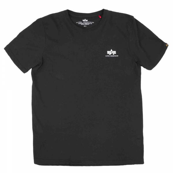 Alpha Industries T-Shirt Basic Small Logo schwarz (Größe S)