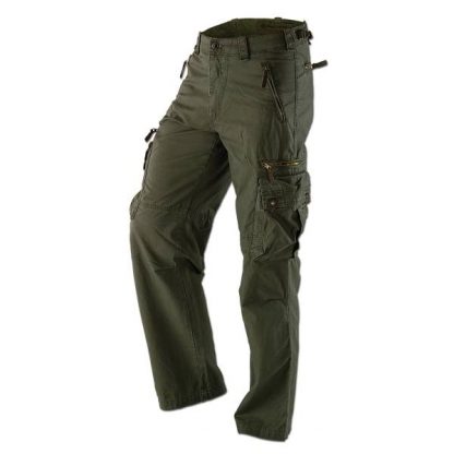 Hose Vintage Industries Rico Pant oliv (Größe S)