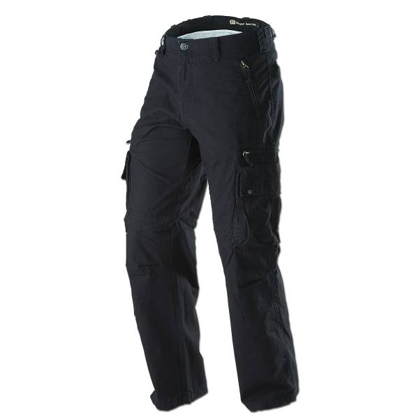 Hose Vintage Industries Rico Pant schwarz (Größe XXL)