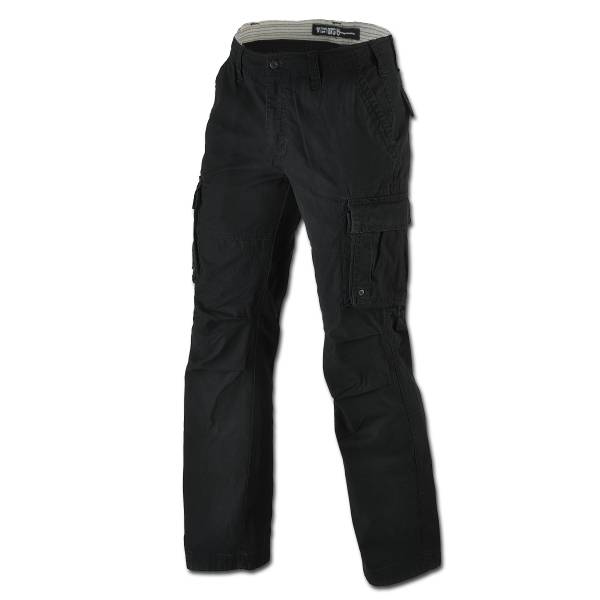 Hose Vintage Industries Reef Pant schwarz (Größe M)