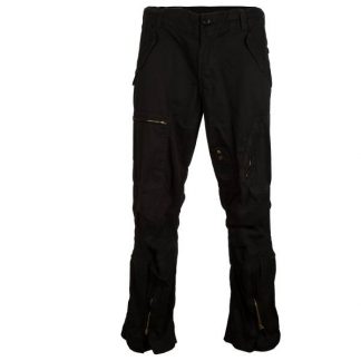 Fliegerhose Mil-Tec washed schwarz (GrÃ¶ÃŸe XS)