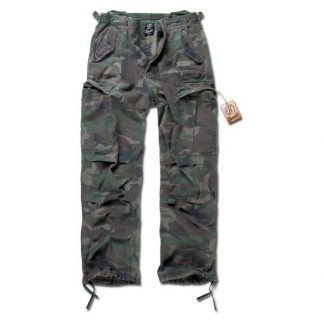 Hose Brandit M65 Vintage Trouser woodland (Größe S)