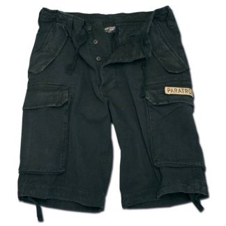 Paratrooper Shorts Mil-Tec washed schwarz (Größe S)