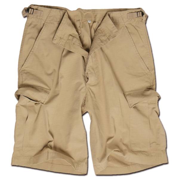 Bermuda Shorts Rip-Stop washed khaki (Größe M)