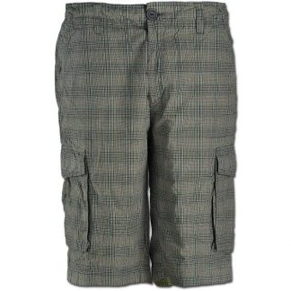 Shorts Vintage Industries Lance braun checkered (Größe S)