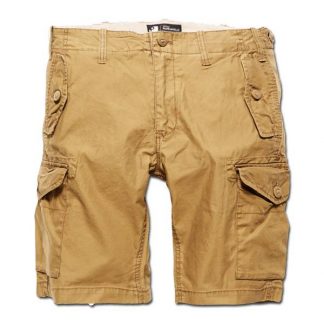 Vintage Industries Marchfield Premium Shorts dark khaki (Größe S)