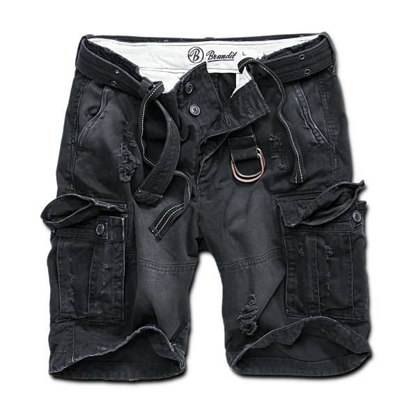 Brandit Shorts Shell Valley schwarz (Größe XXL)