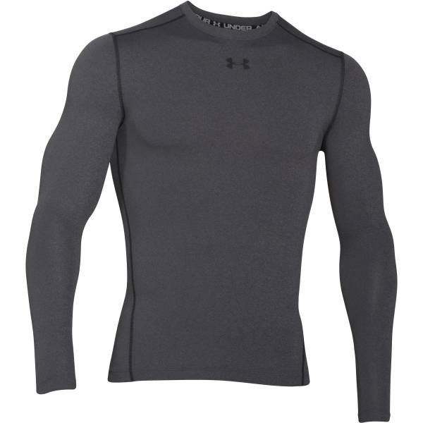 Under Armour Shirt ColdGear Armour Crew grau meliert (Größe S)