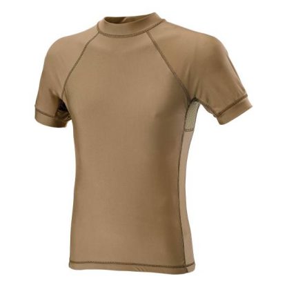 Defcon 5 Kurzarmshirt Lycra+Mesh tan (Größe S)