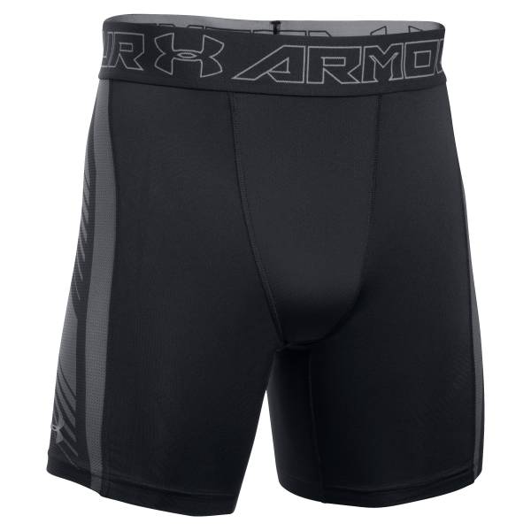 Under Armour Short HG Supervent 2.0 Comp schwarz-grau (Größe S)