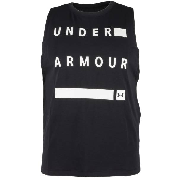 Under Armour Women Tanktop Muscle Linear Wordmark schwarz (Größe L)