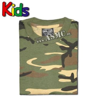 Kinder T-Shirt woodland (Größe XXL)