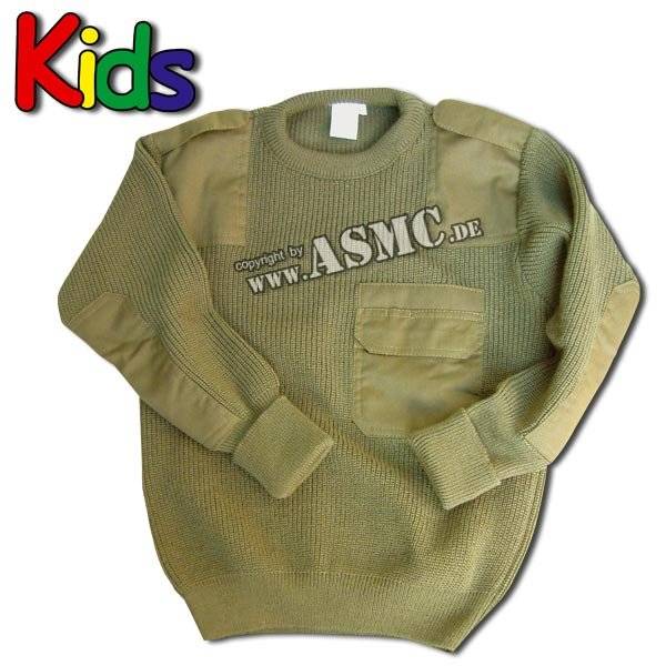 Kinder Pullover oliv (Größe XL)