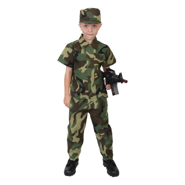Kinderkostüm Rothco Soldat woodland (Größe M)