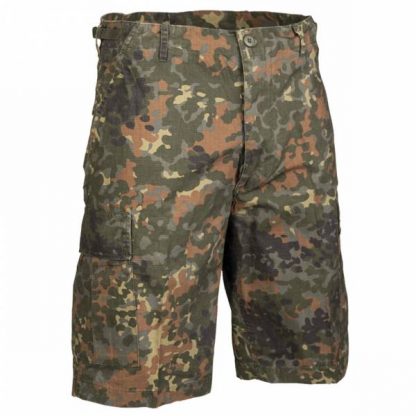 Mil-Tec Short US Bermuda Ripstop Prewash flecktarn (Größe S)