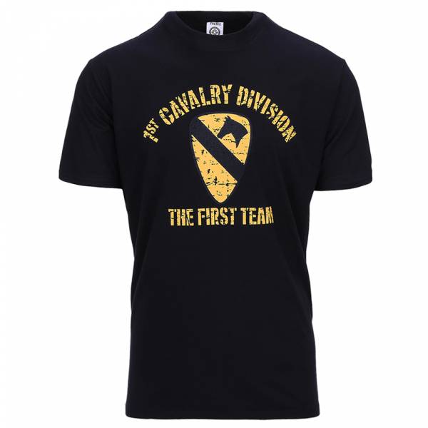 Fostex Garments T-Shirt U.S. Army 1st Cavalry Division schwarz (GrÃ¶ÃŸe XL)