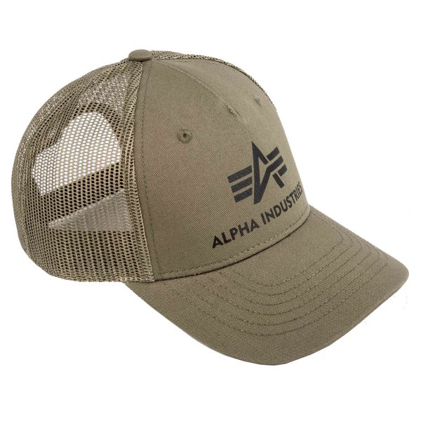 Alpha Industries Baseballcap Basic Trucker dunkelgrün
