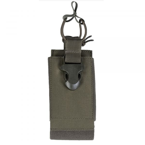 Mil-Tec Radio Pouch mit Klettrücken oliv