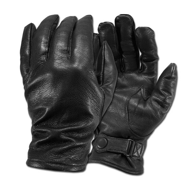 BW Lederhandschuhe schwarz (Größe 12)