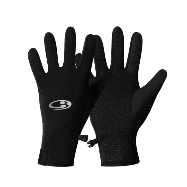 Icebreaker Quantum Gloves Merino schwarz (Größe M)