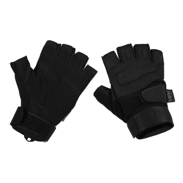 MFH Handschuh Halbfinger Protect schwarz (Größe M)