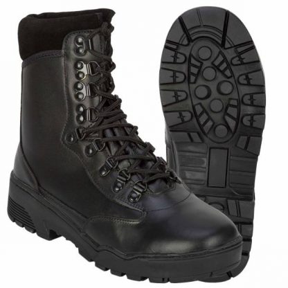 Tactical Boots Mil-Tec Leder schwarz (Größe 40)