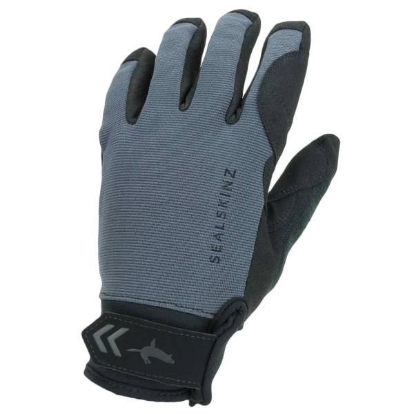 Sealskinz Handschuhe Waterproof All Weather grau schwarz (Größe L)