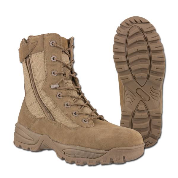 Tactical Boots Two-Zip Mil-Tec coyote (Größe 45)