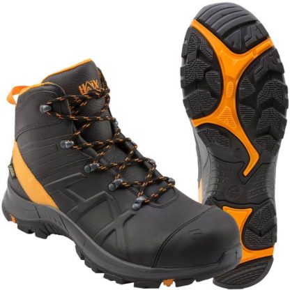 Haix Stiefel Black Eagle Safety 54 mid schwarz orange (Größe 39)