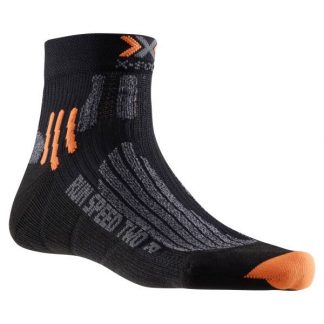 X-Socks Socken Run Speed Two schwarz grau (Größe S)