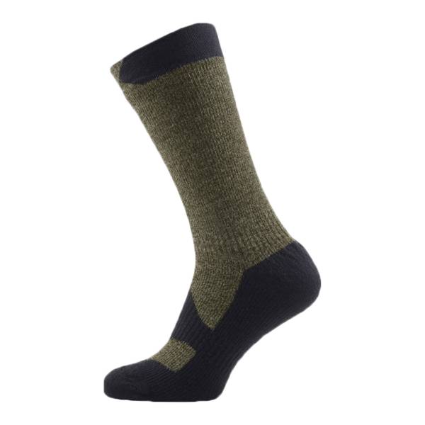 SealSkinz Socken Walking Thin Mid oliv (Größe S)
