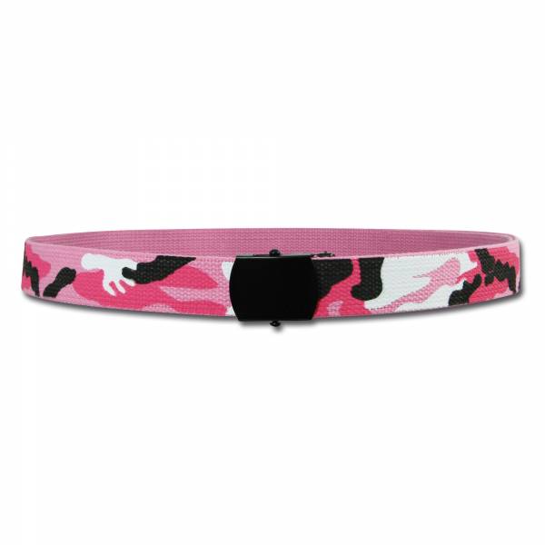 Hosengürtel pink camo