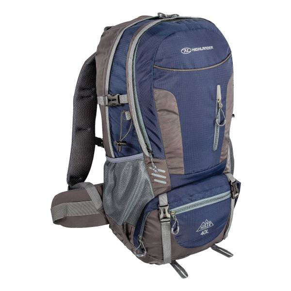 Highlander Rucksack Hiker 40 L blau-grau