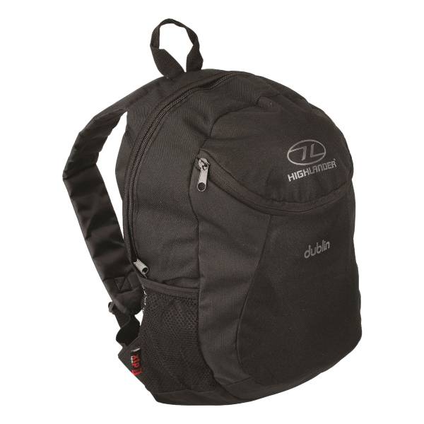 Highlander Rucksack Dublin 15L schwarz