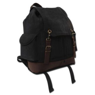 Rucksack Rothco Vintage Expedition schwarz