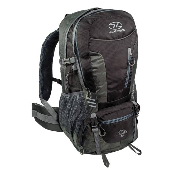 Highlander Rucksack Hiker 40 L schwarz