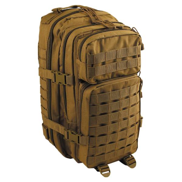 MFH Rucksack US Assault I Basic coyote tan