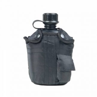 Feldflasche 1 qt. mit Becher und Hülle schwarz