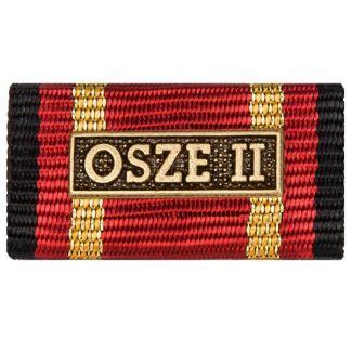 Ordensspange Auslandseinsatz OSZE 2 bronze