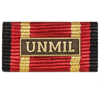 Ordensspange Auslandseinsatz UNMIL bronze