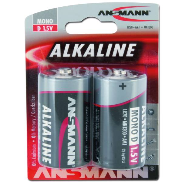 Batterie Ansmann Mono D Red-Line 2er-Pack