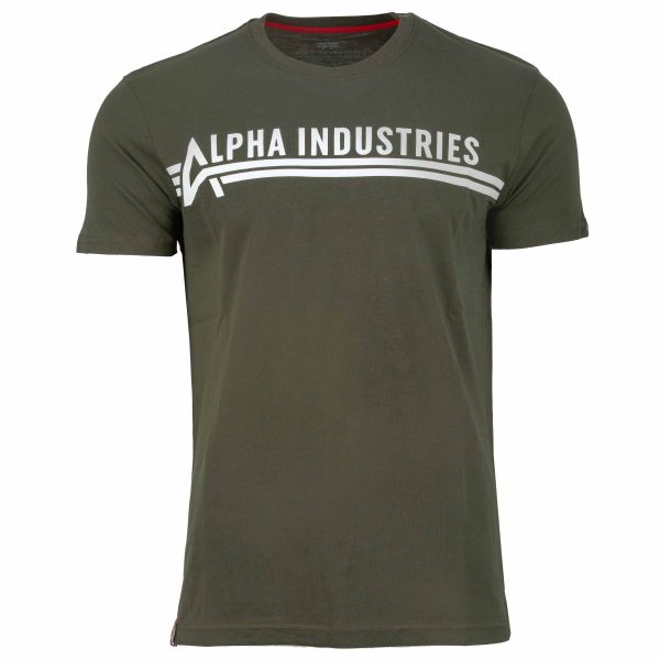Alpha Industries T-Shirt T dark olive (Größe L)