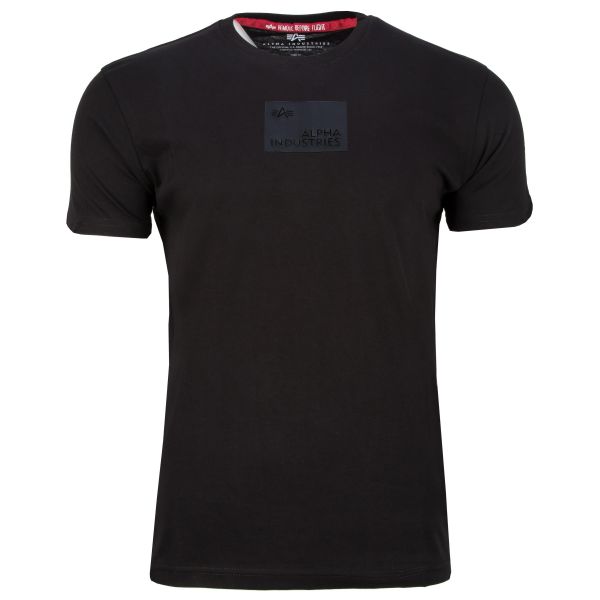 Alpha Industries T-Shirt Rubber Patch T black (Größe S)