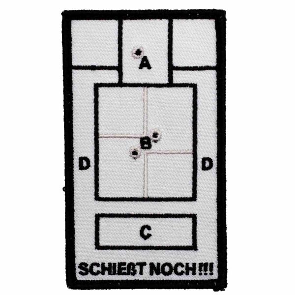 Café Viereck Patch Schießt noch