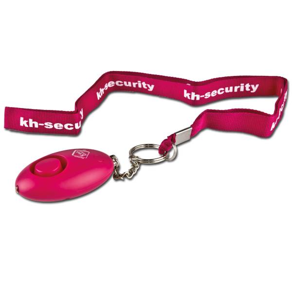 Schlüsselalarm mit LED-Lampe pink