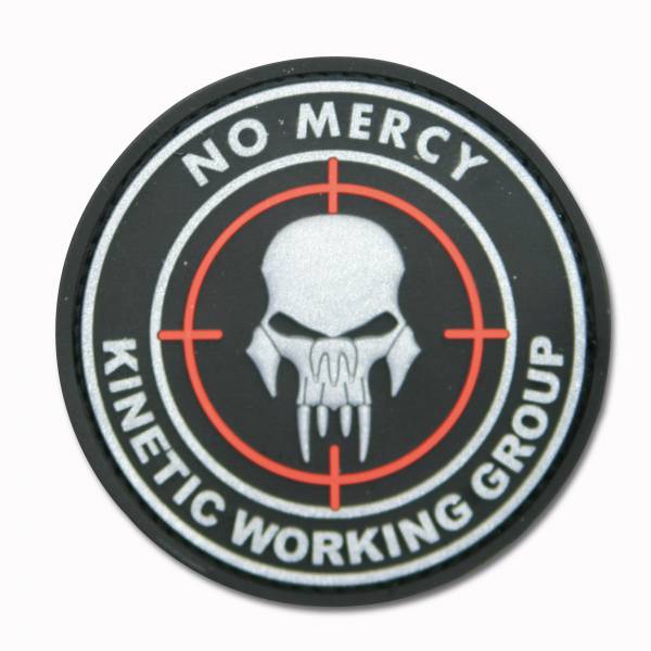 3D-Patch NO MERCY - KINETIC WORKING GROUP schwarz