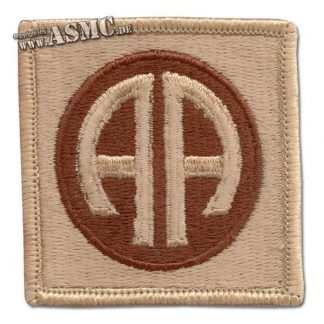 Abzeichen US Textil 82nd Airborne desert